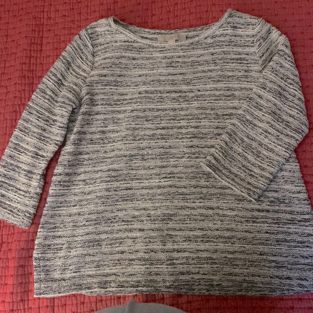 Loft knitted blouse.